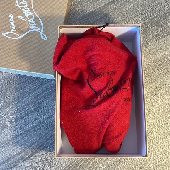 Christian Louboutin Suede Declic 90 Pumps - Picture 2 of 10